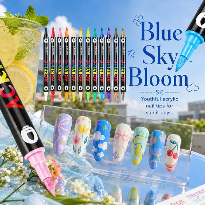 Polish Pens™ – 24-Color Dual-Tip Nail Art Pen Set