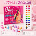 Nail art pen set box and size